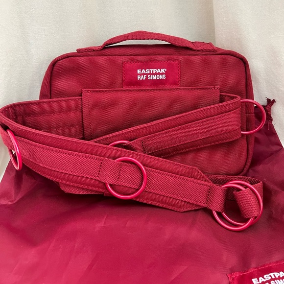 Raf Simons x Eastpak Loop Waistbag Pouch in Burgundy - Picture 8 of 13